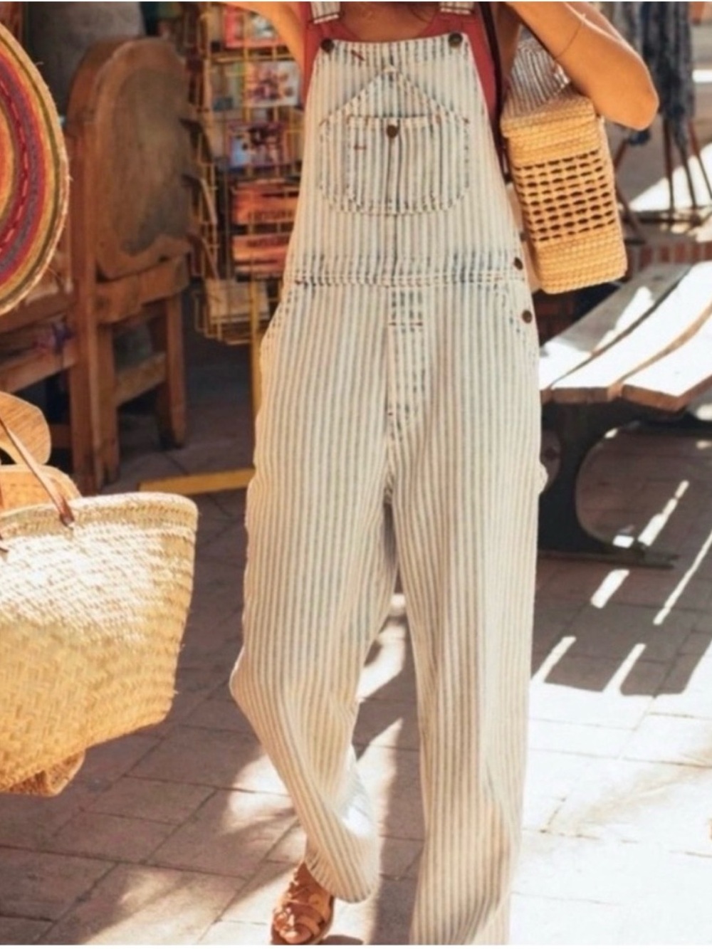 Faherty Railroad Overalls NWT